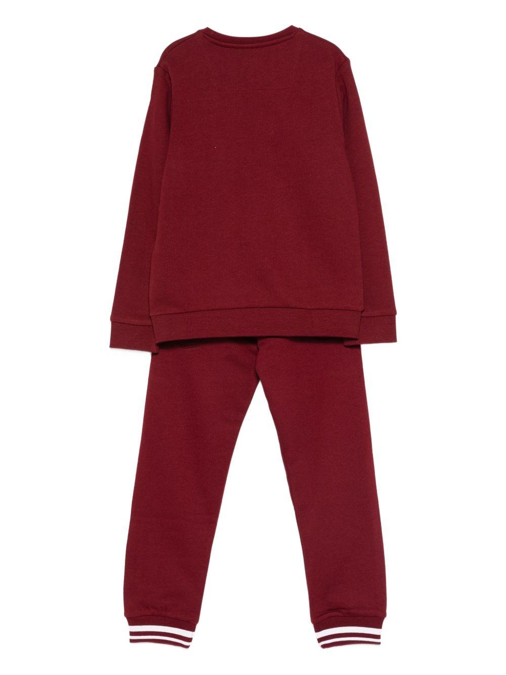 guess felpa con orsetto e pantalone con polsini a contrasto N5YQ05KAD74CG577 guess