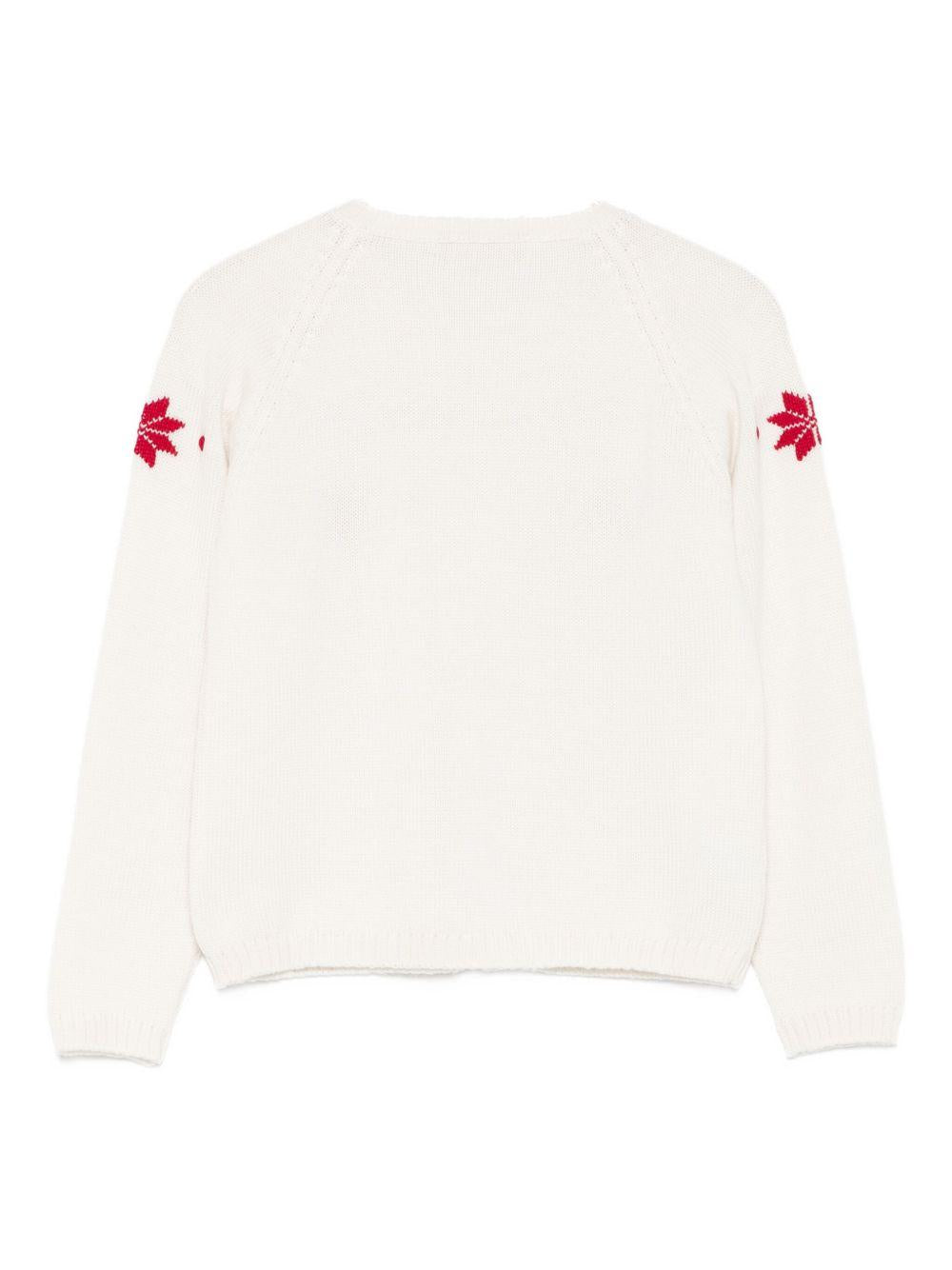 la stupenderia cardigan raglan ricamo stells di natale 1WCCR29801LR La Stupenderia