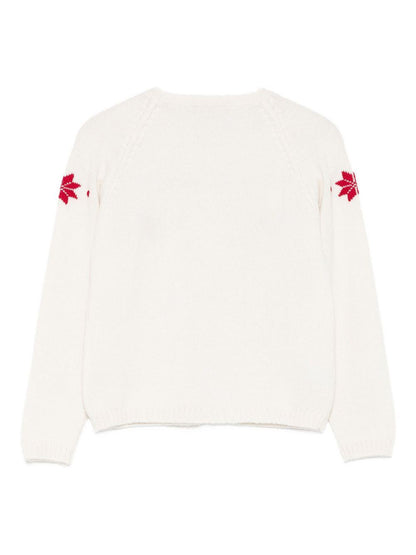 la stupenderia cardigan raglan ricamo stells di natale 1WCCR29801LR La Stupenderia