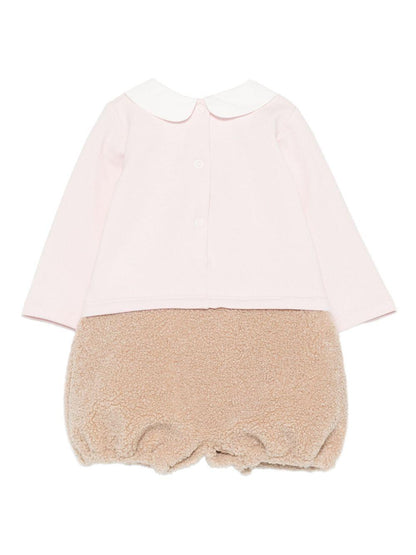 le bebe' pagliaccetto in felpa jersey ed orsetto LBG6036RO LE BEBE'