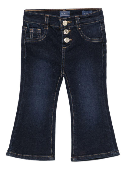 guess denim elastico con bottoni  e scritta logo sul di dietro K5BA00D4CA0RPZH guess