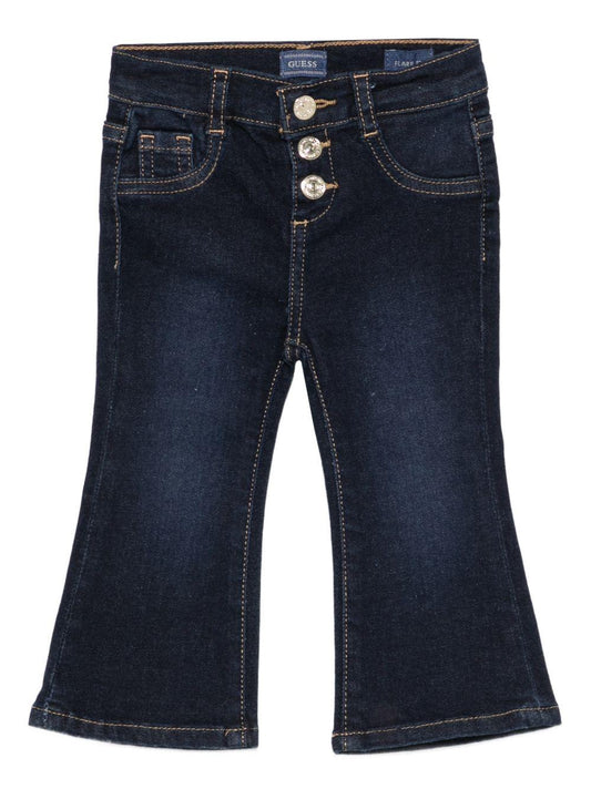 guess denim elastico con bottoni  e scritta logo sul di dietro K5BA00D4CA0RPZH guess