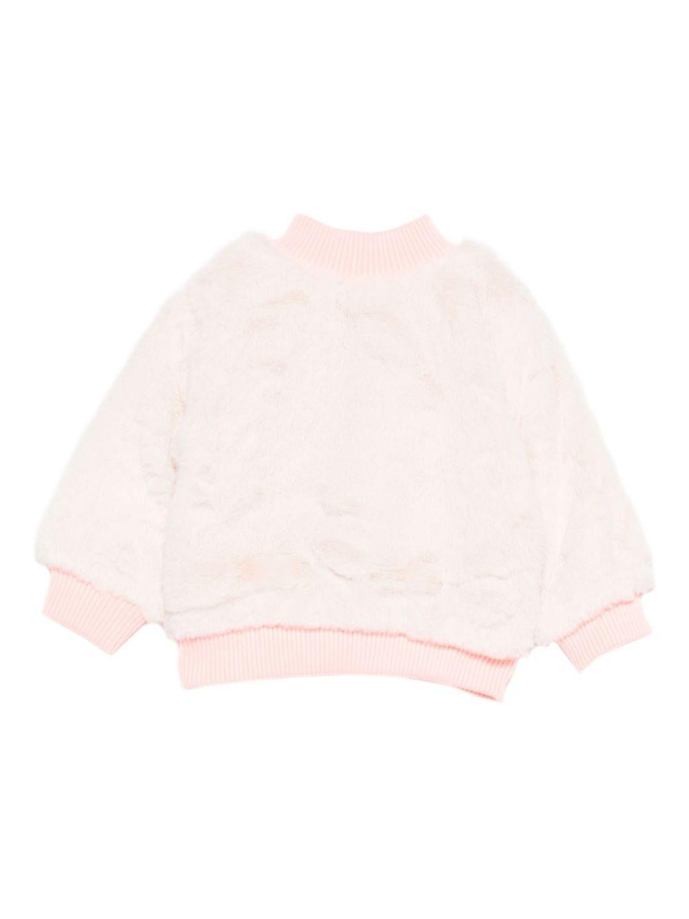 billieblush giubbino in ecopelliccia con contrasti e pailettes U2125147V Billieblush