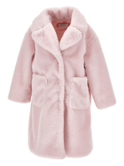 monnalisa teddy coat hairy peluche 17F10460300090 Monnalisa