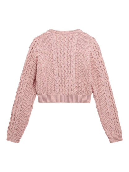 guess pullover a treccia con scollo a v J5BR14Z37L1G6J8 guess