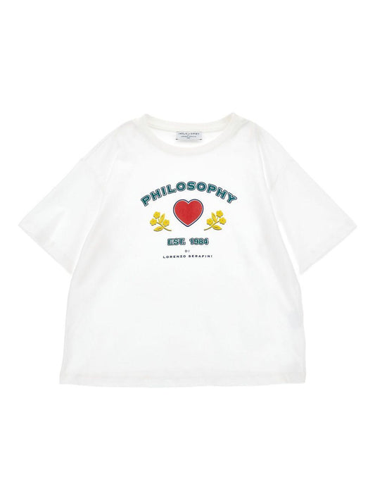 philosophy di lorenzo serafini tshirt over in cotone jersey balmont jers I1F6136203P001 Philosofy kids