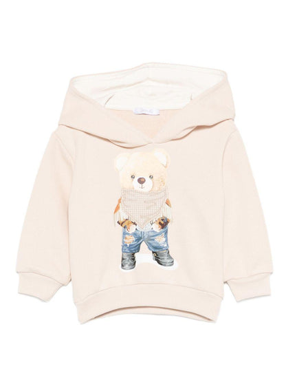 miss grant felpa cappuccio orsetto con bandana UEM0639BG Miss Grant