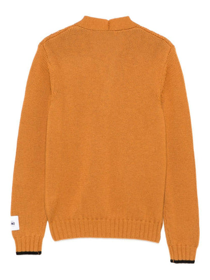 daniele alessandrini cardigan con profili a contrasto 1231W00228CA DANIELE ALESSANDRINI