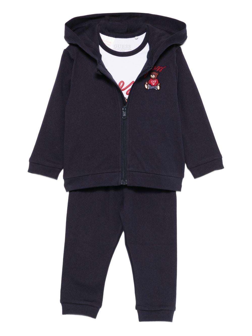 guess completo polo con orsetto e denim blu I5BG15KAX74G7V2 guess