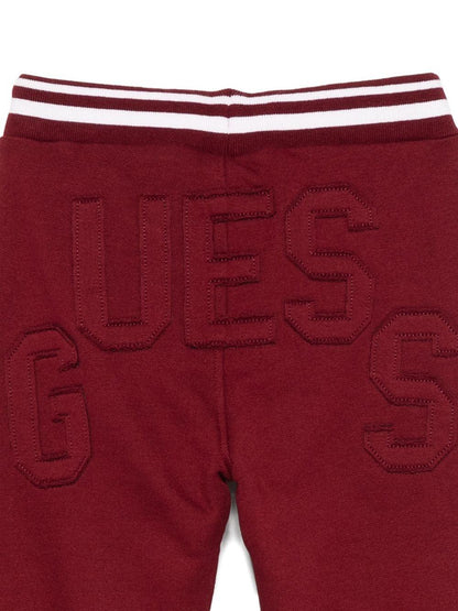 guess felpa con orsetto e pantalone con polsini a contrasto N5YQ05KAD74CG577 guess