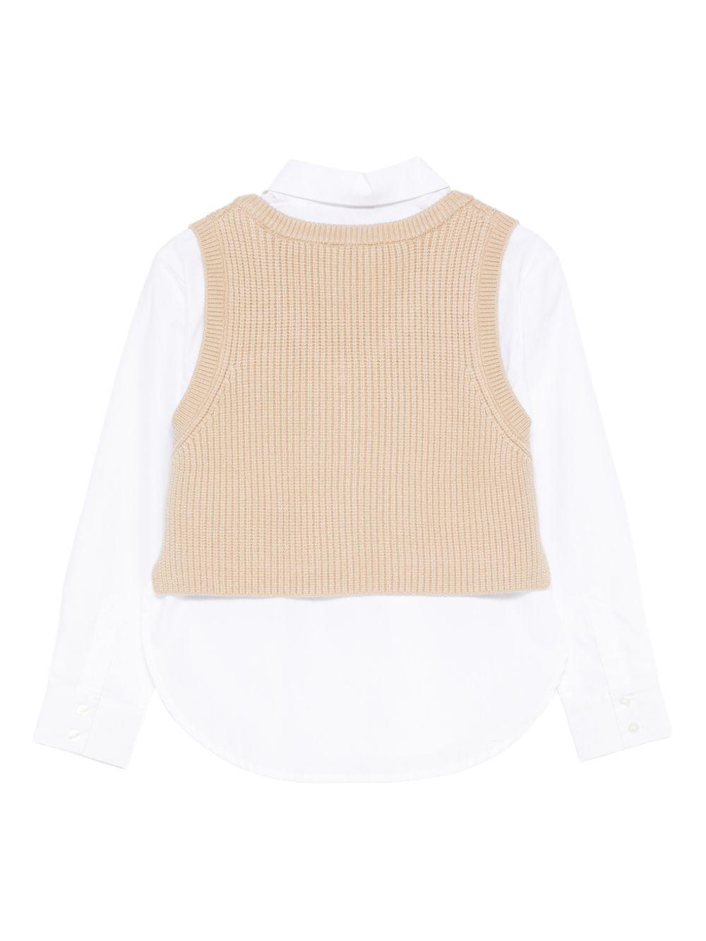 guess gilet in maglia con camicia J5BH01WBHQ0G011 guess