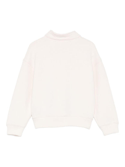 yes london felpa in lana soft con collo zip JR5112/FLT yes london