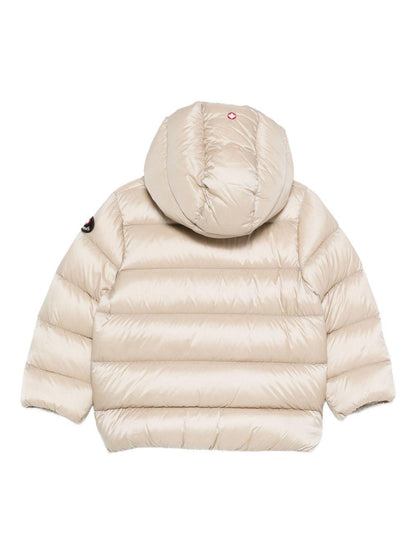 canadiens piumino con cappuccio in vera piuma ecologica elastico in vita con ecopelliccia in tinta all'interno CAP0279PK CANADIENS