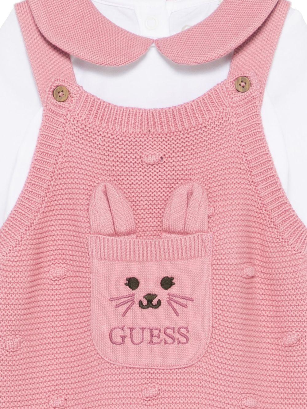 guess salopette in maglia con bodino con collo S5YG09K6YW1G67G guess