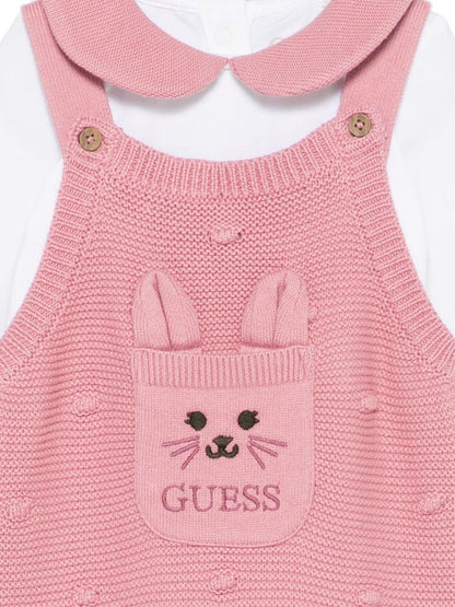 guess salopette in maglia con bodino con collo S5YG09K6YW1G67G guess