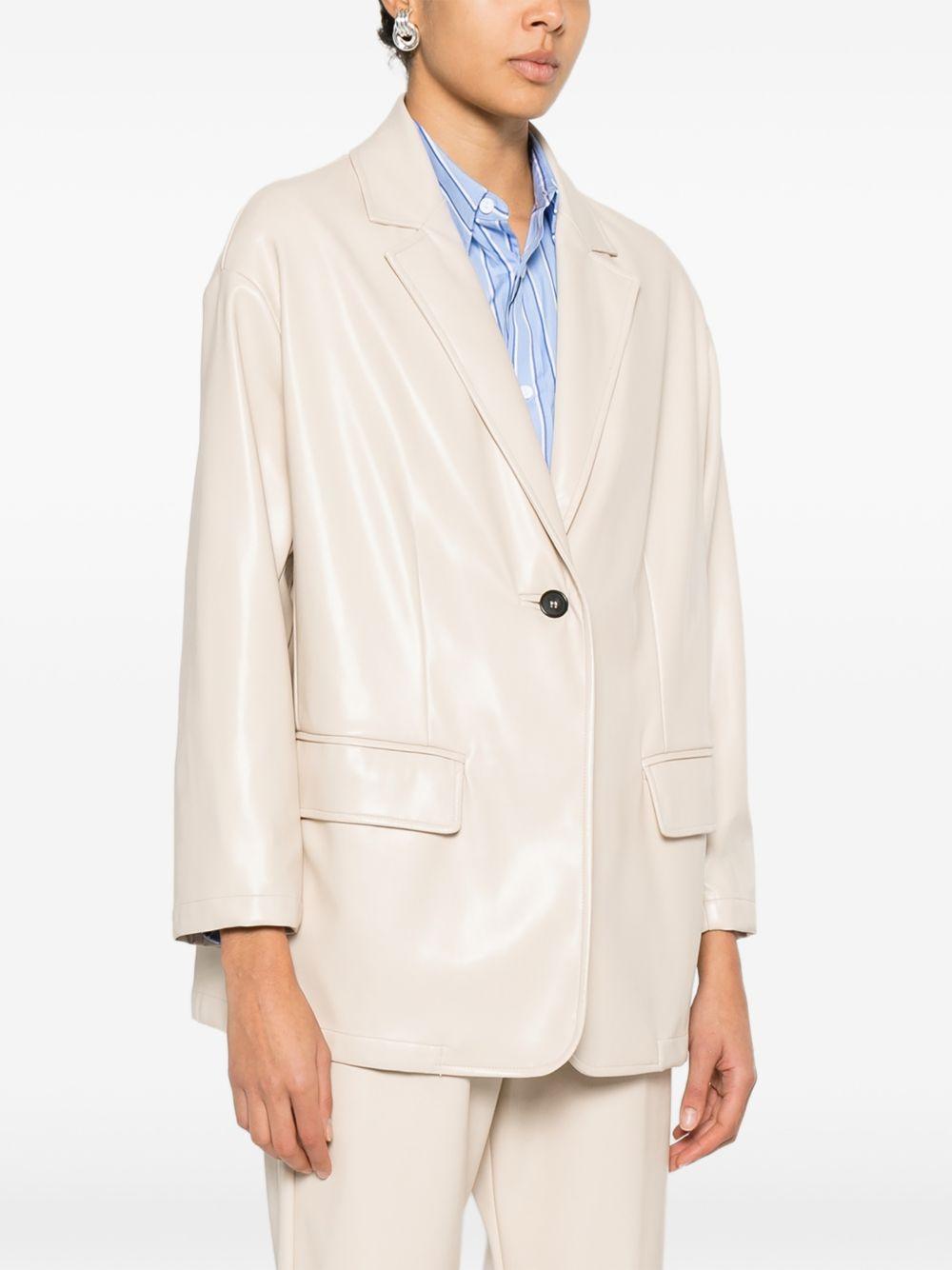 jucca giacca over ecopelle J4253010/06TO jucca