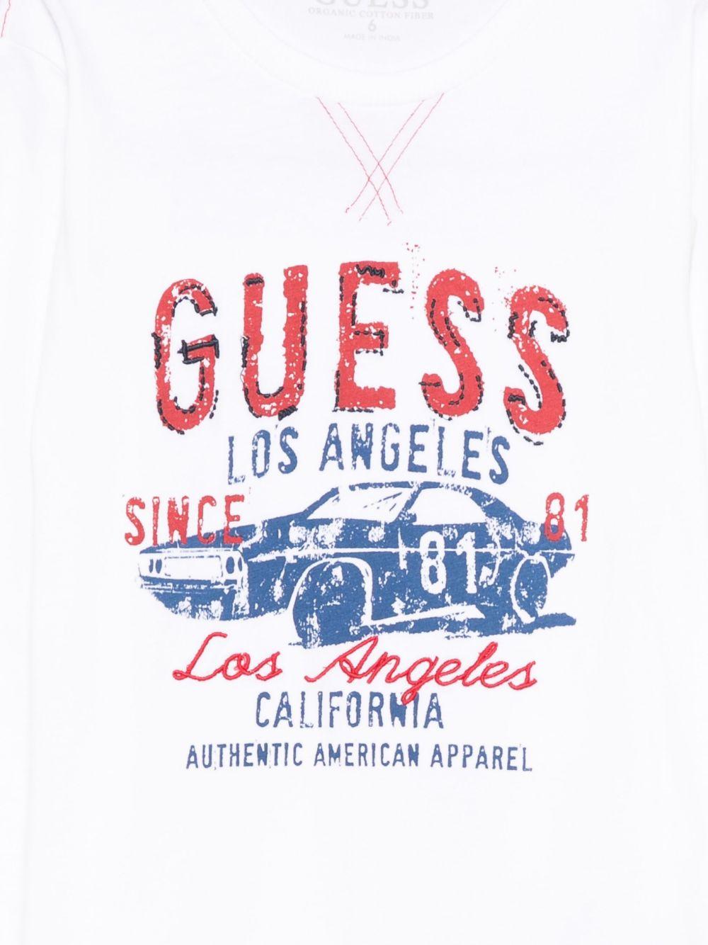 guess tshirt con stampa e scritte N5YI18K8HM0G011 guess