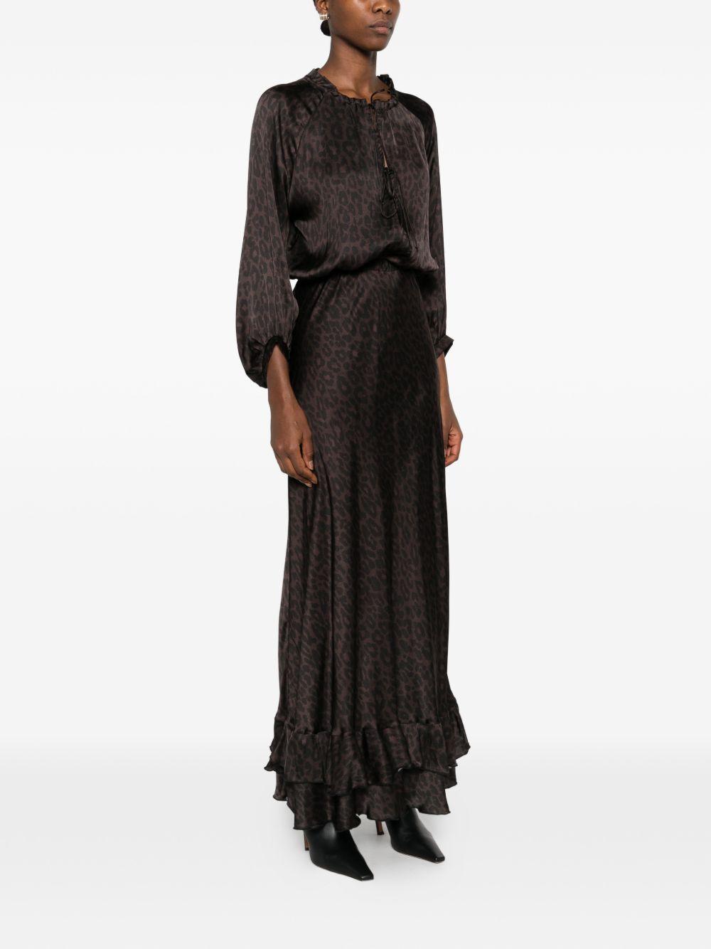 soallure abito lungo raso leo L11033CLEO SO ALLURE