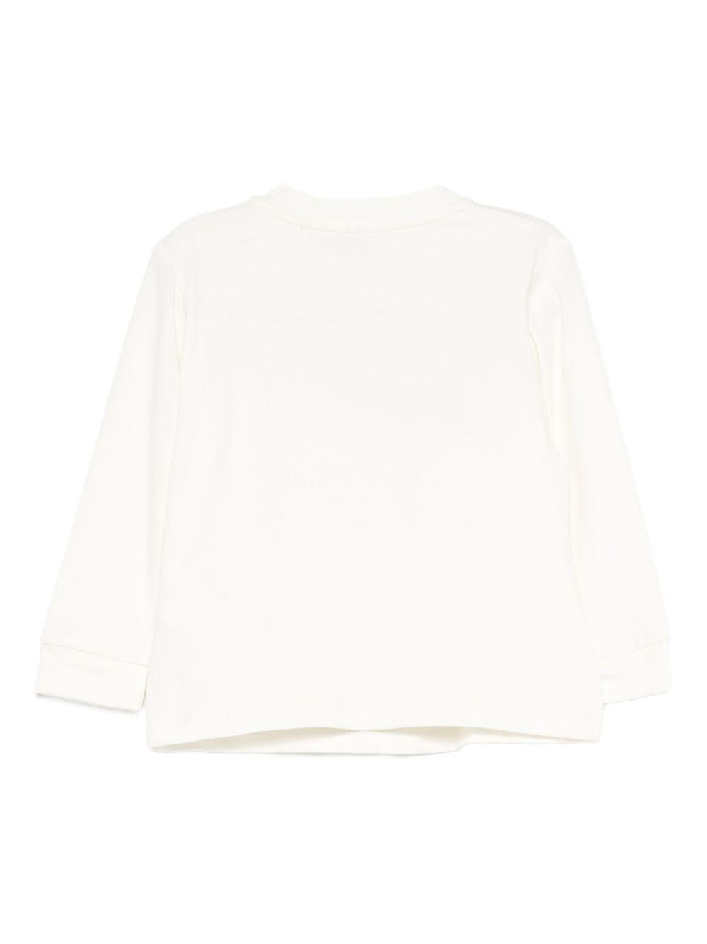 miss grant tshirt manica lunga con orsetto con berretto camu UEM0627BI Miss Grant