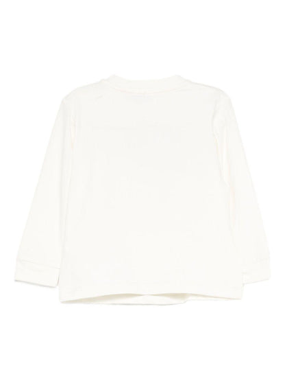 miss grant tshirt manica lunga con orsetto con berretto camu UEM0627BI Miss Grant