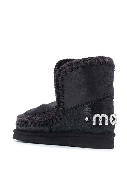 mou eskimo 18 rhinestones logo MU.FW101036BCBKG Mou