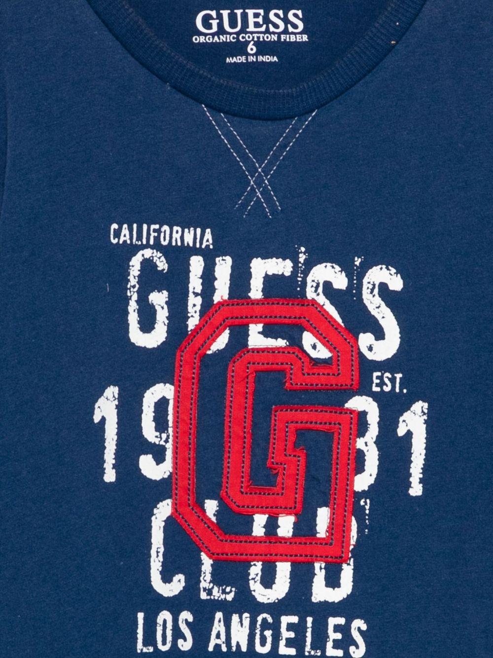 guess tshirt con stampa e scritte N5YI18K8HM0G7T2 guess