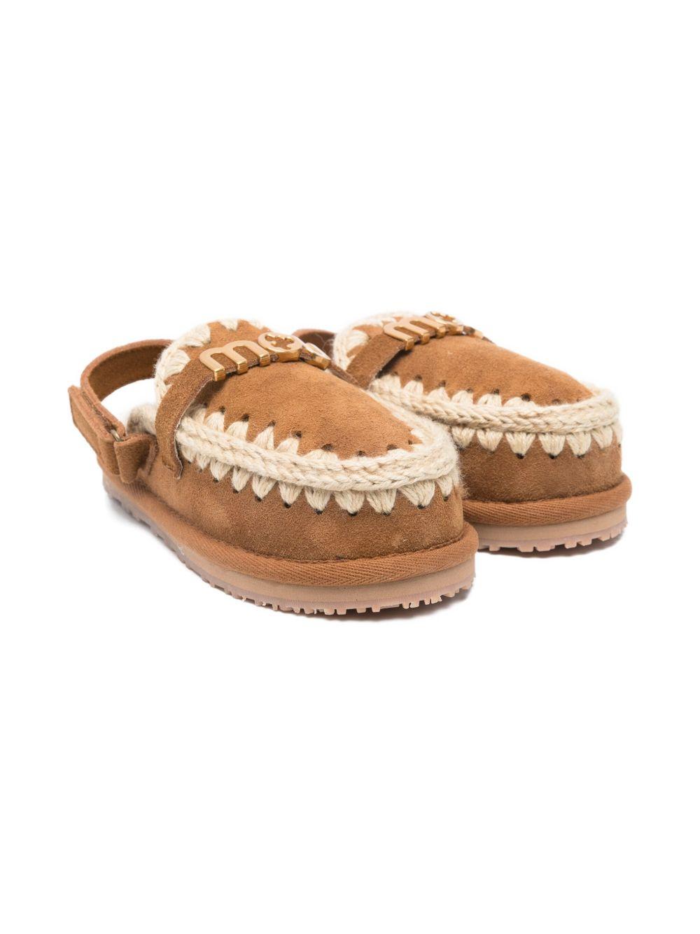 mou kids slipper with back strap MU.FK161001ACOG Mou Kids