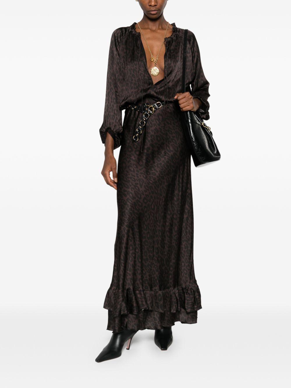 soallure abito lungo raso leo L11033CLEO SO ALLURE