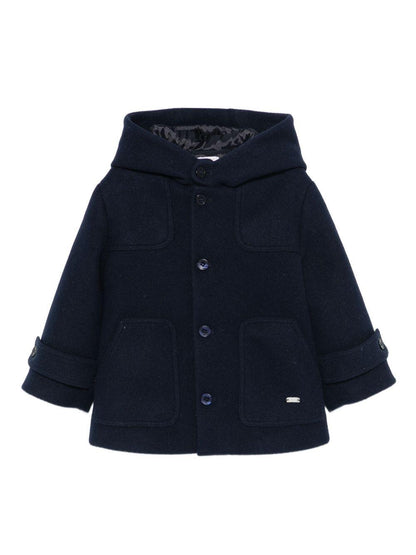 le bebe' cappotto con cappuccio LBB5173BL LE BEBE'