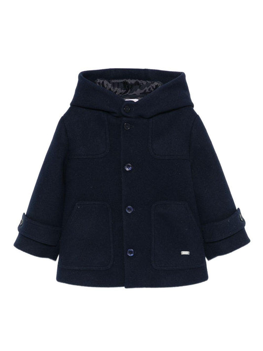 le bebe' cappotto con cappuccio LBB5173BL LE BEBE'