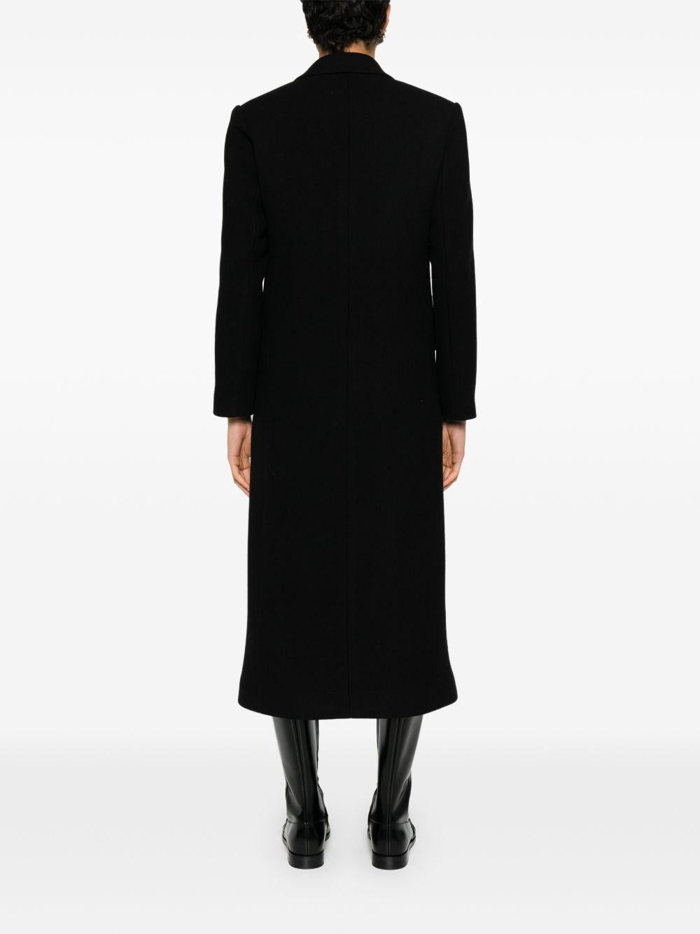 jucca cappotto lungo doppiopetto tessuto spigato J4256060/14003 jucca