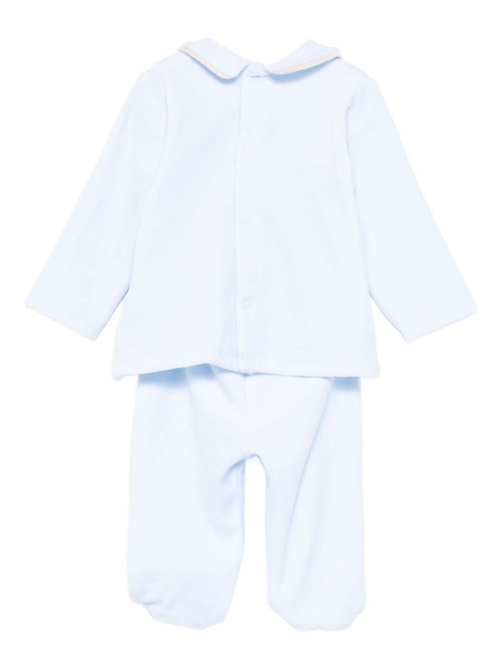 le bebe' completo in ciniglia con orsetto e coniglio LBB5066CE LE BEBE'