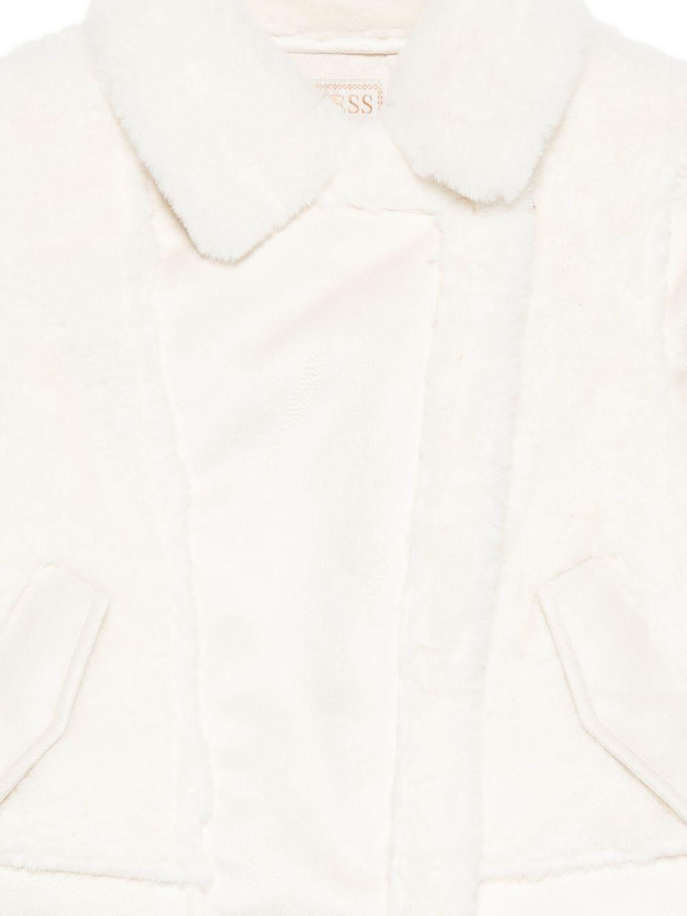 guess ecomontone corto con ecopelliccia in tinta J5BL07WCFX0G012 guess