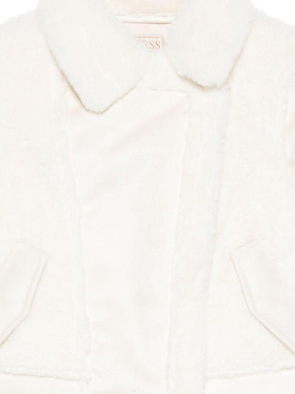 guess ecomontone corto con ecopelliccia in tinta J5BL07WCFX0G012 guess