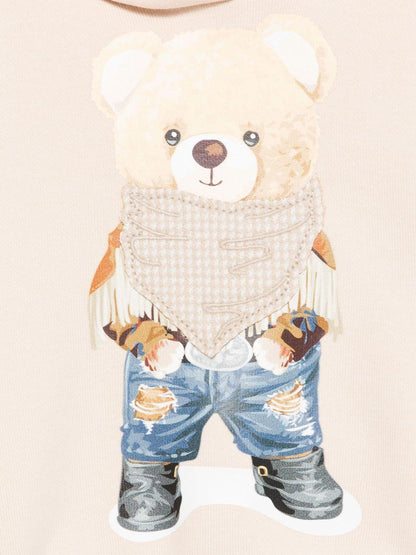 miss grant felpa cappuccio orsetto con bandana UEM0639BG Miss Grant