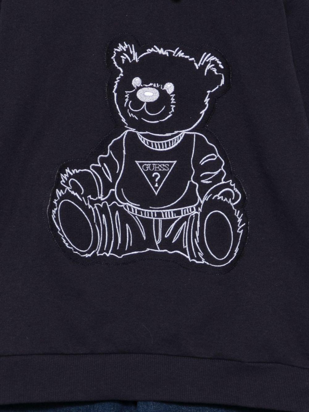 guess polo con orsetto con denim blu N5BG15KAX74G7V2 guess