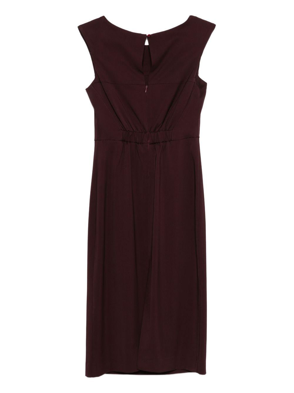 merci abito smanicato a tubino tessuto stretch ABM071BO merci