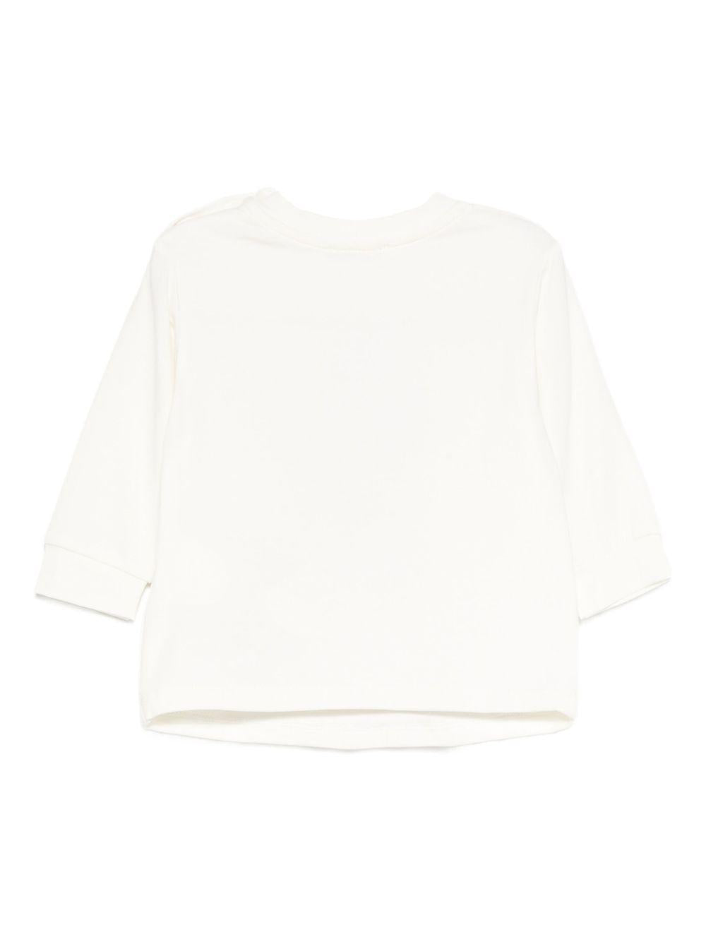 miss grant tshirt manica lunga con orsetto con cappello UEM0638BI Miss Grant