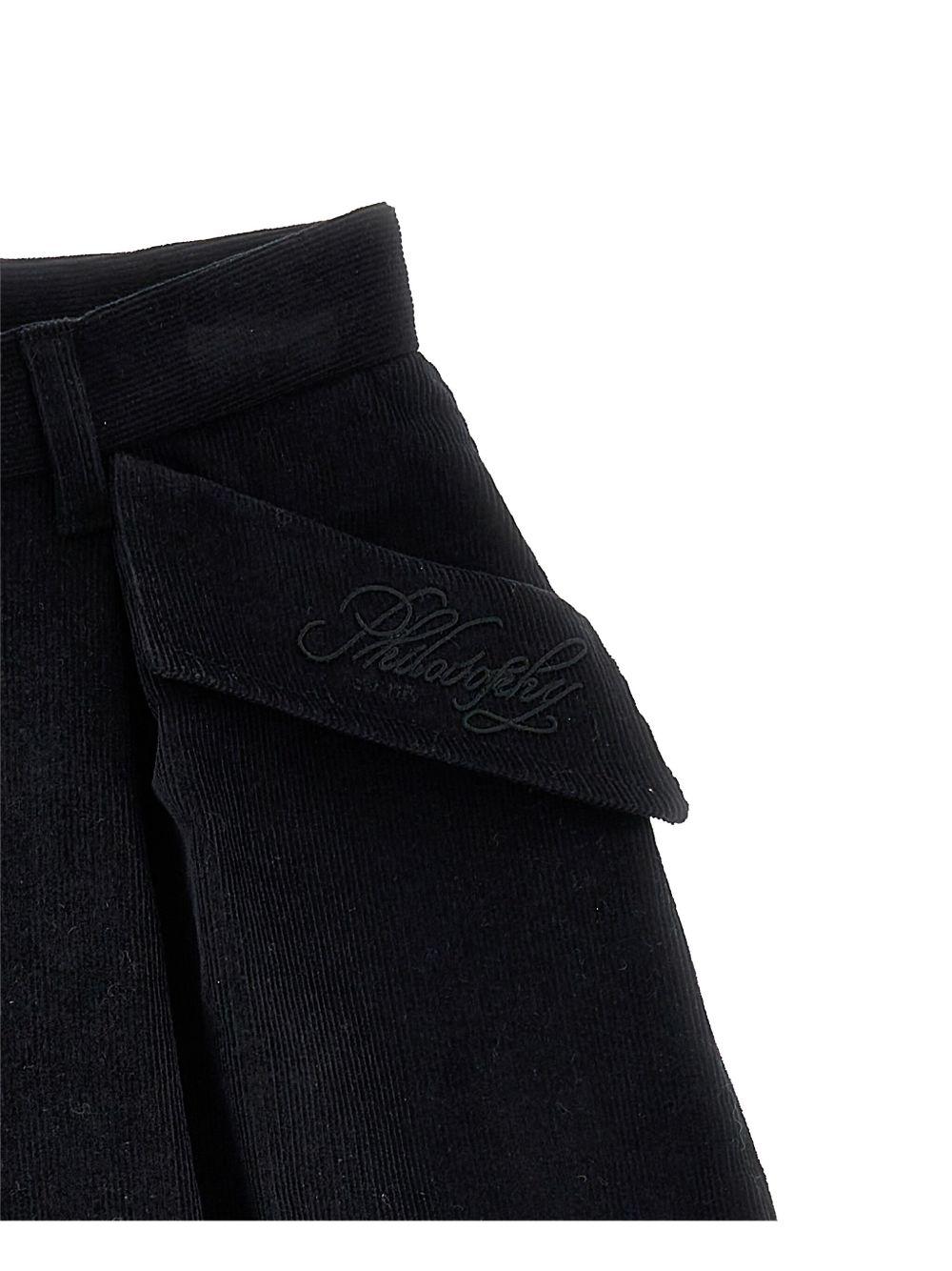 philosophy di lorenzo serafini bermuda lungo con pattine in velluto millerighe I1F4066851P050 Philosofy kids