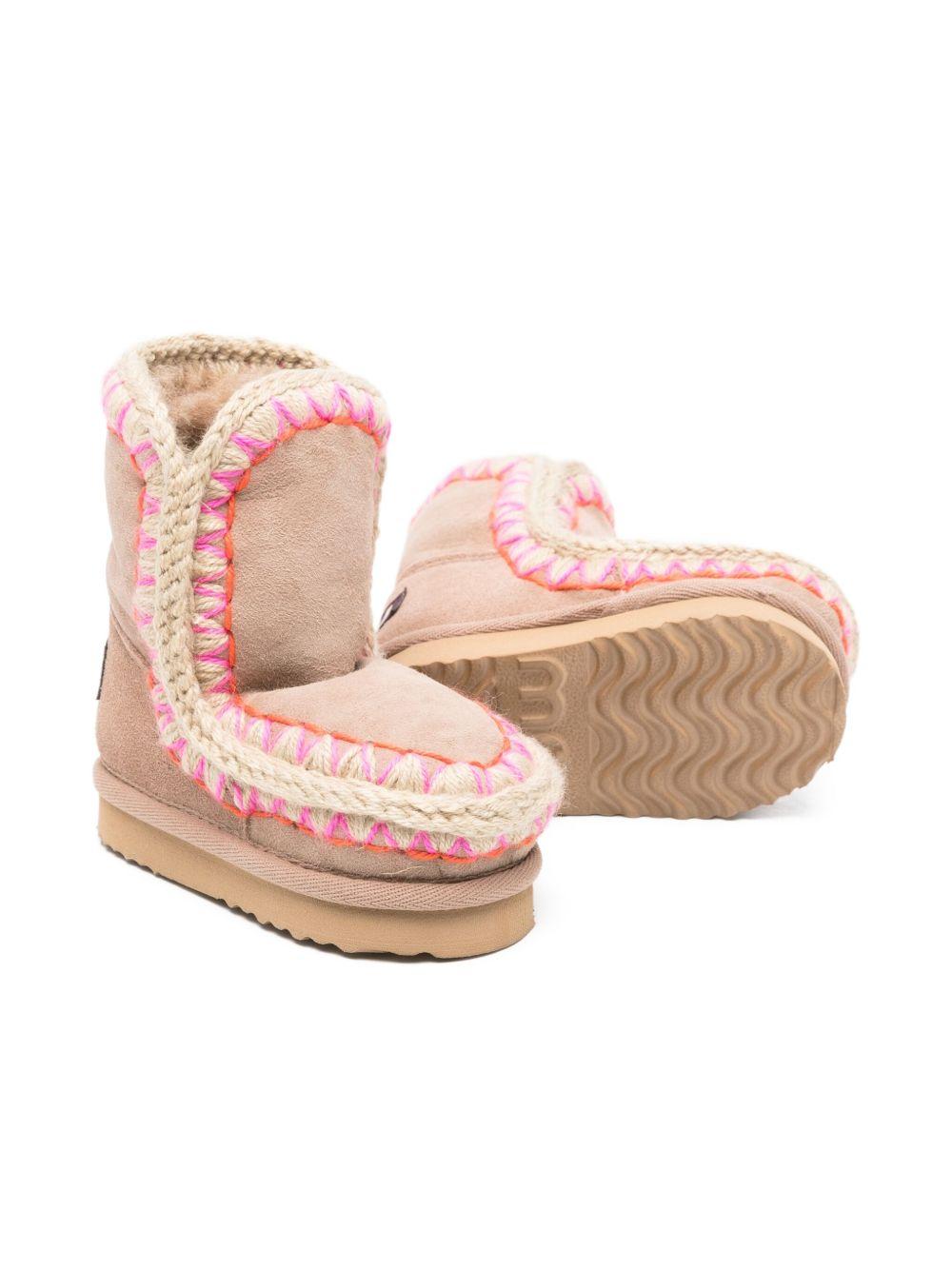 mou eskimo kid overstitching MU.FK101041ACAM Mou Kids