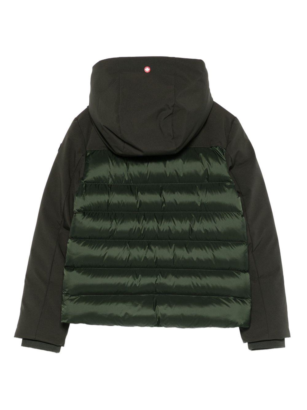 canadiens piumino con cappuccio in vera piuma ecologica CAP014850479 CANADIENS