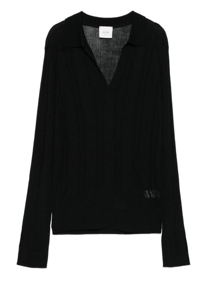 alysi polo in maglia extra fine 265456A5050NE alysi