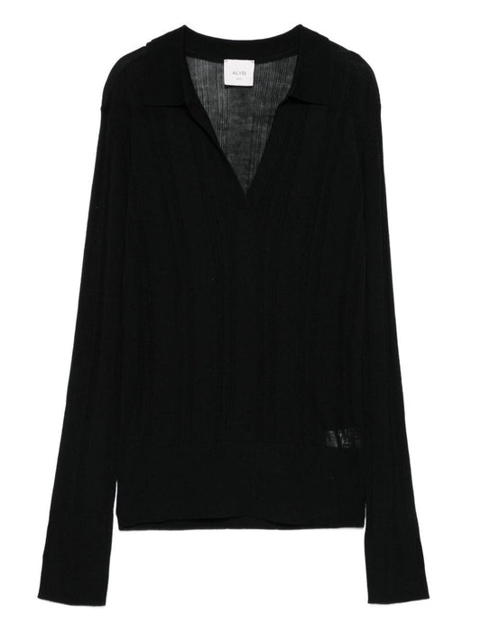 alysi polo in maglia extra fine 265456A5050NE alysi