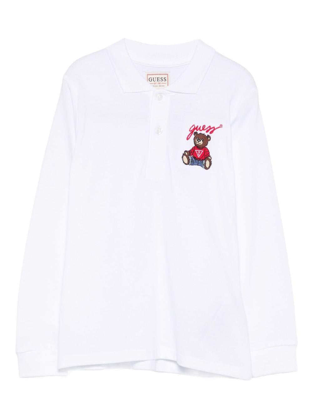 guess polo manica con orsetto N5YP00KADZ4G011 guess