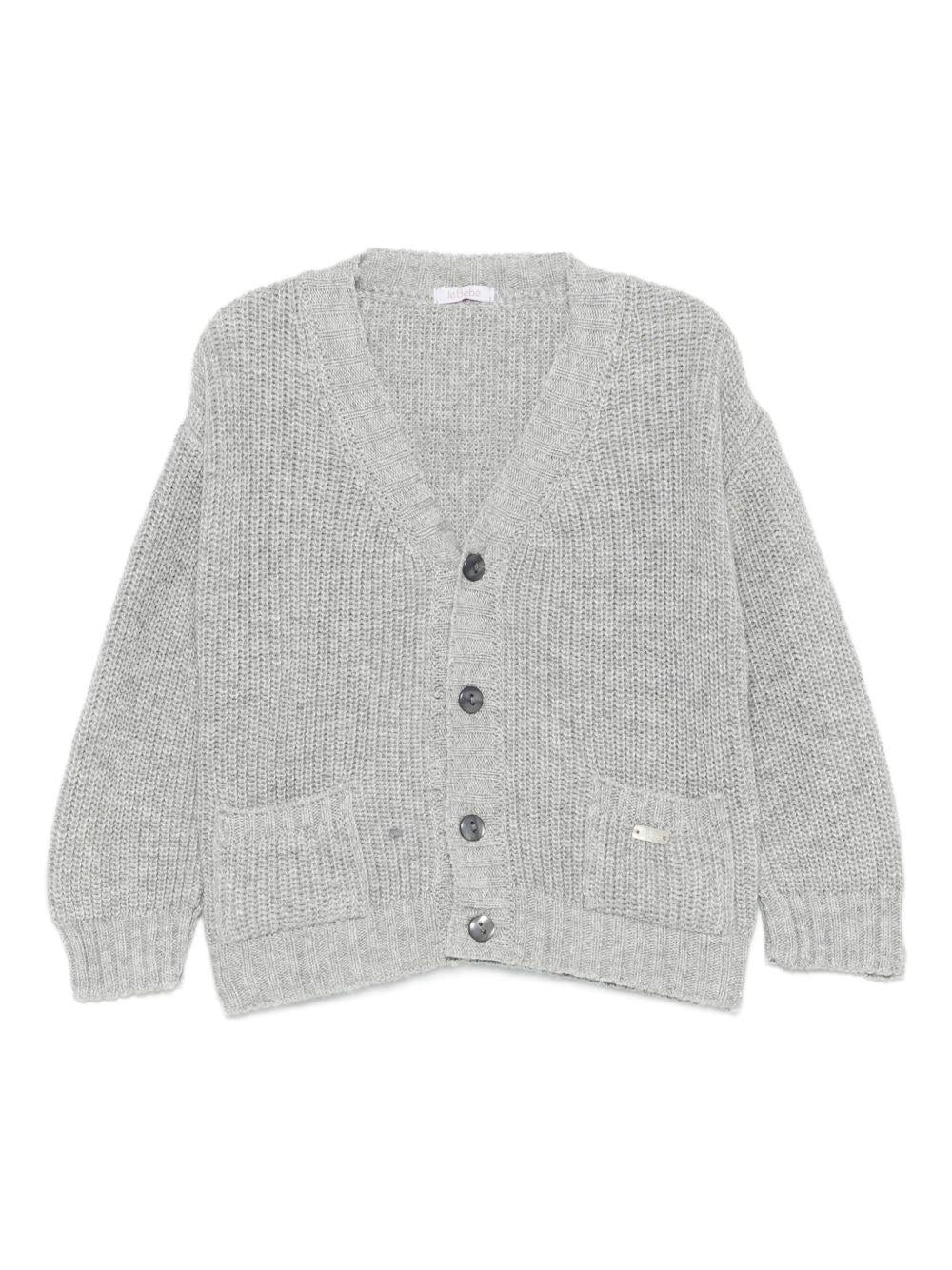 le bebe' cardigan in maglia LBB5243GR LE BEBE'