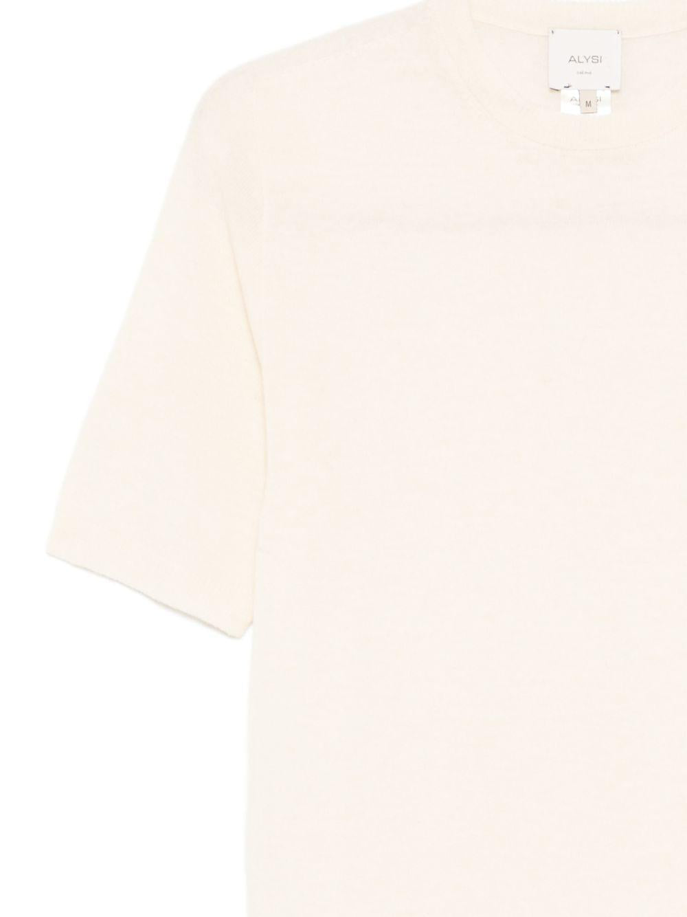 alysi tshirt girocollo in cachemire mezza manica 265459A5034LT alysi