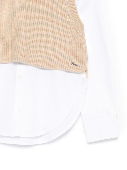 guess gilet in maglia con camicia J5BH01WBHQ0G011 guess