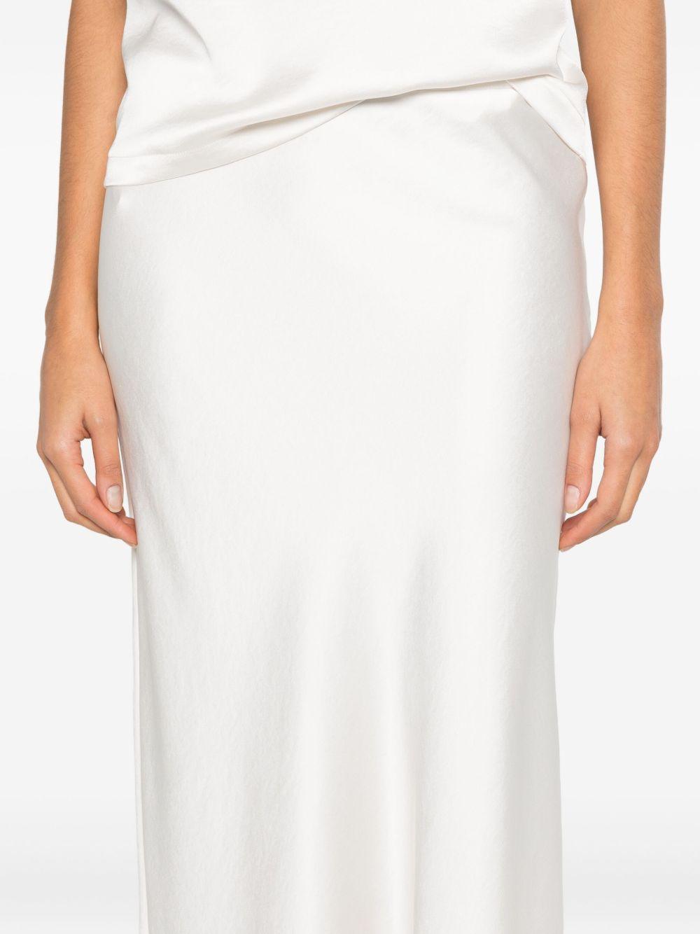 jucca top raso con frangia e gonna in raso con bordo velluto J4212247J4215081/38P045 jucca